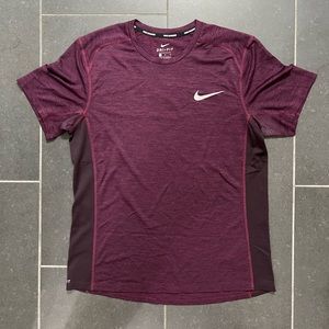 Purple Nike Running Dri Fit Shirt Size Medium